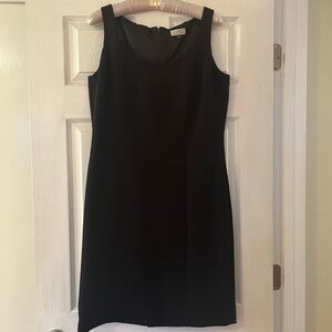 Tahari LBD Sleeveless Little Black Dress Classic Preppy